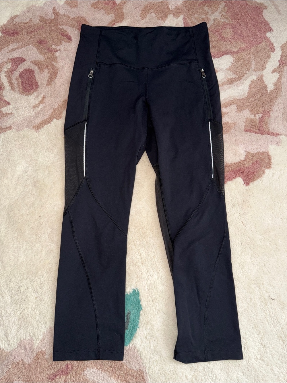 lululemon athletica Black Zip-Pocket Performance Leggings